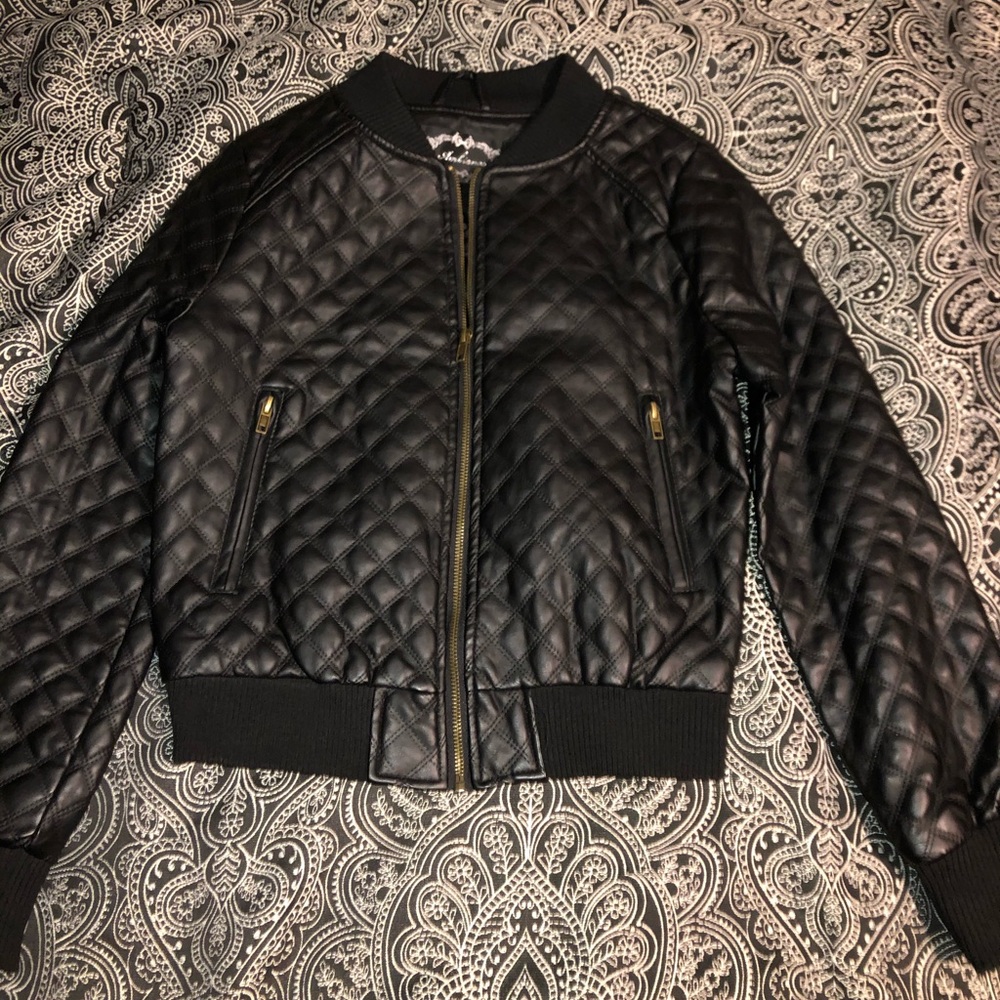Leather jacket
